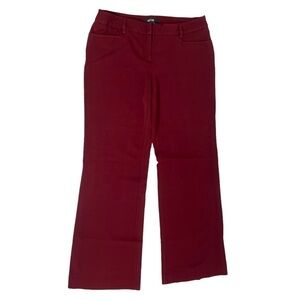Apt. 9 Modern Fit Wine Color Pants - Size 8